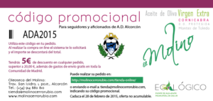 Código promocional AD Alcorcón